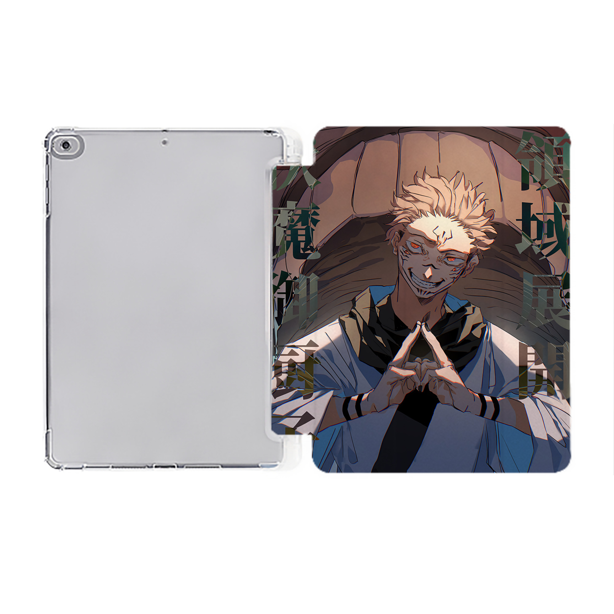 （画像用） SPY×FAMILY间谍家家酒 IPad ケース ペン収納付き 三つ折りスタンド PUレザー×シリコン 対応機種9.5/10.5/10.9インチ